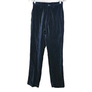 Harley Davidson Black Velvet Pants Size 4